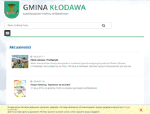 Tablet Screenshot of klodawa.pl